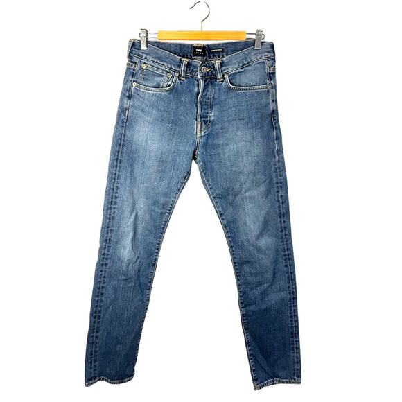 EDWIN ED-80 Made in Japan Slim Tapered Jeans SZ 31x32 Medium Blue Faded - Picture 1 of 9